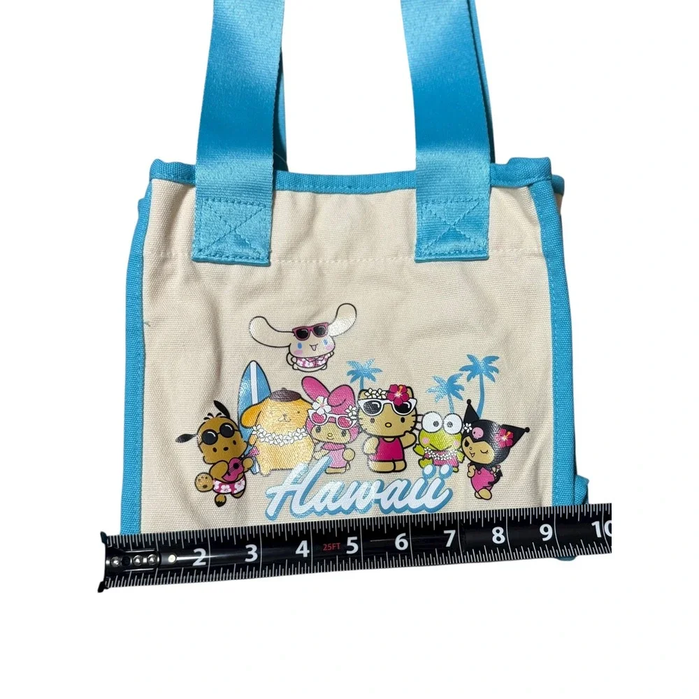 Sanrio Hello Kitty and Friends Hawaii Mini Tote Bag ABC Stores Exclusive Blue